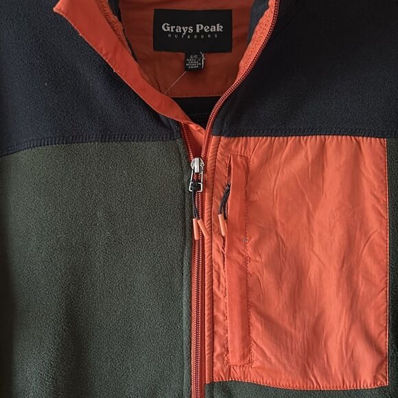NEW Grays Peak Mens 1/2 Zip Fleece Pullover - Picture 4 of 5